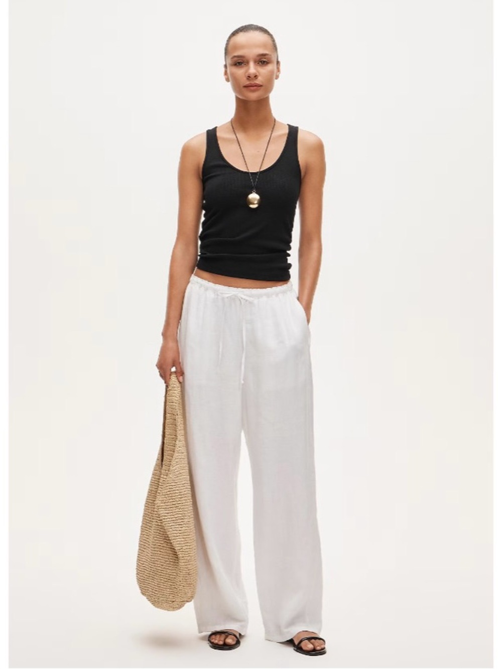 NWT J. Crew Soleil Pant Linen White